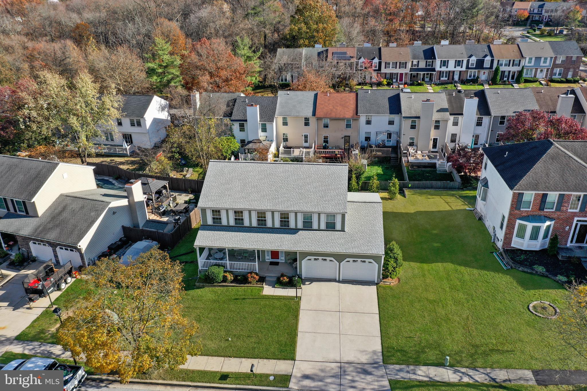 9729 Denrob Court Baltimore, MD 21234 - Photo 50 of 58 an aerial view of a house with yard swimming pool and outdoor seating