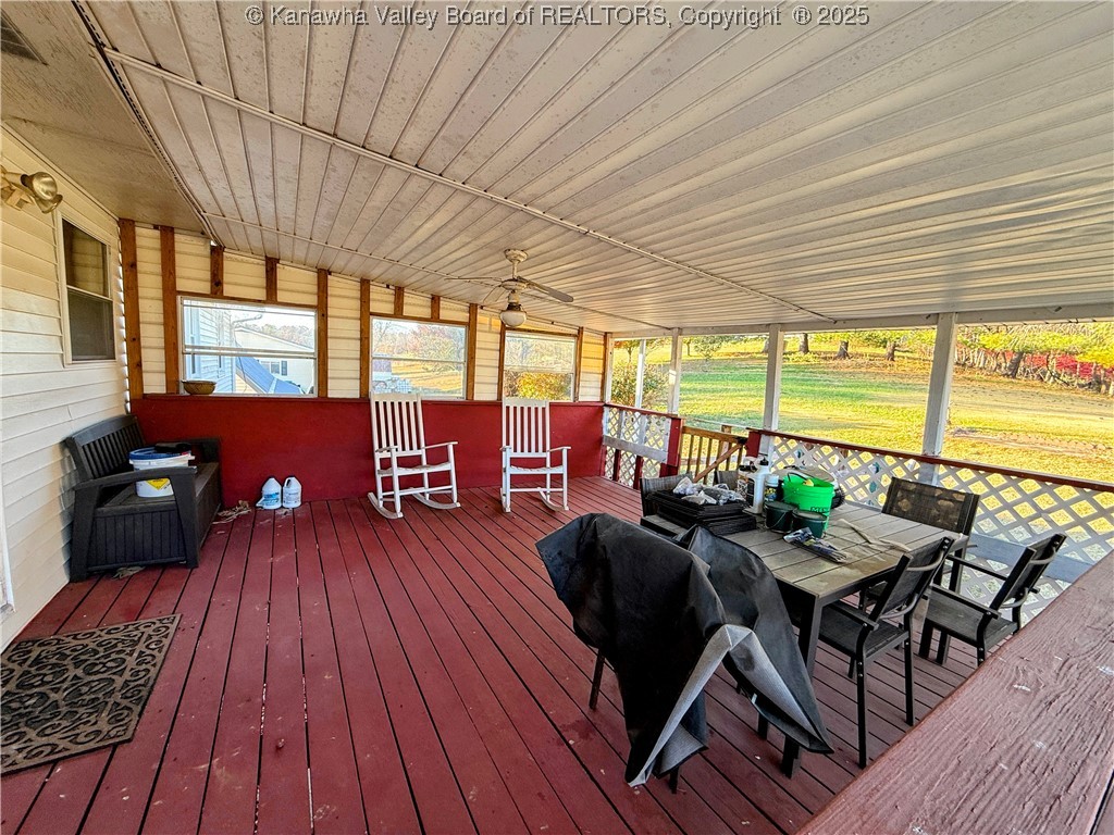 12413 Ripley Road Point Pleasant, WV 25550 - Photo 24 of 26 covered back porch