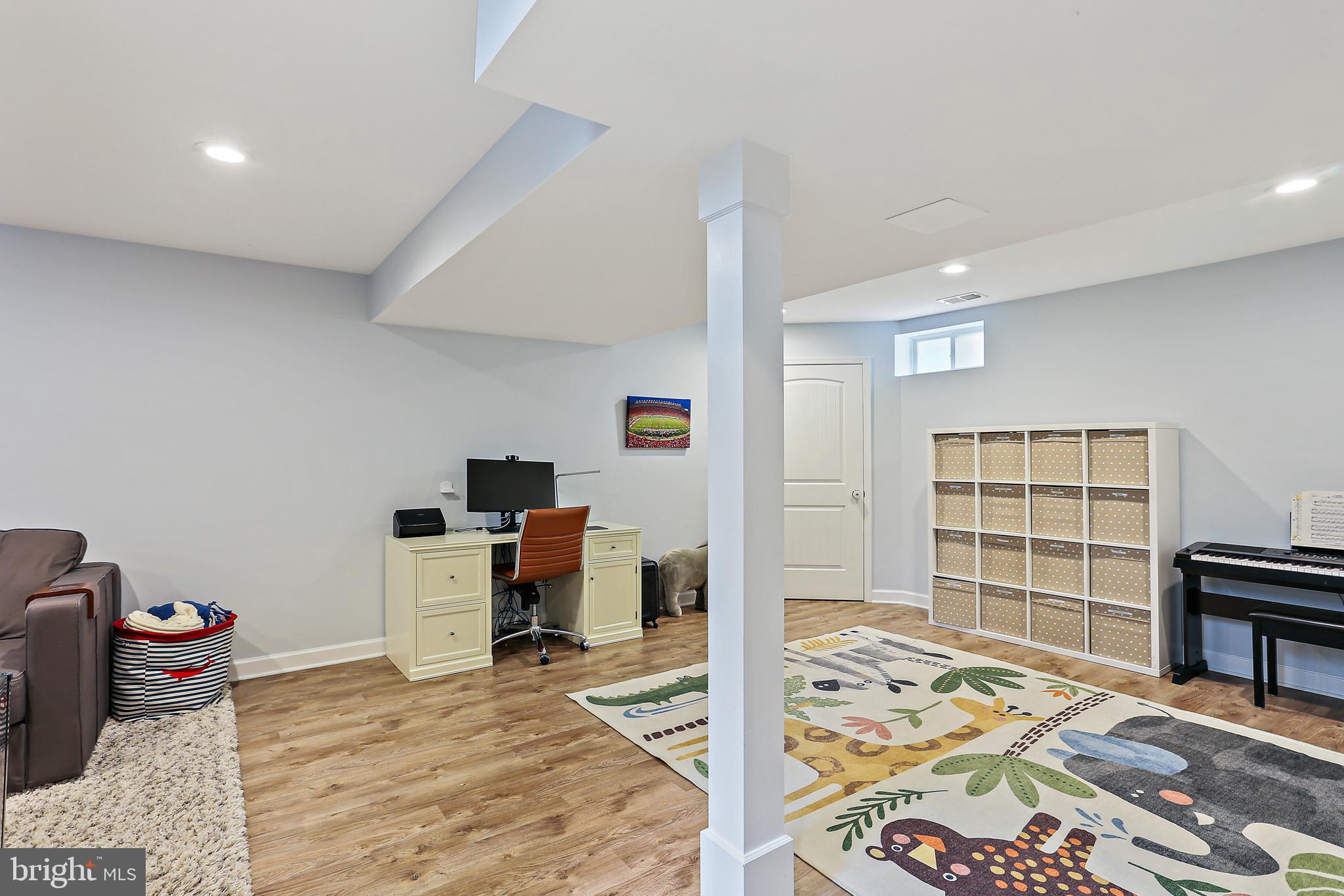 631 Severn Road Severna Park, MD 21146 - Photo 31 of 41 Lower Level Rec Room w/Luxury Vinyl Plank Flooring