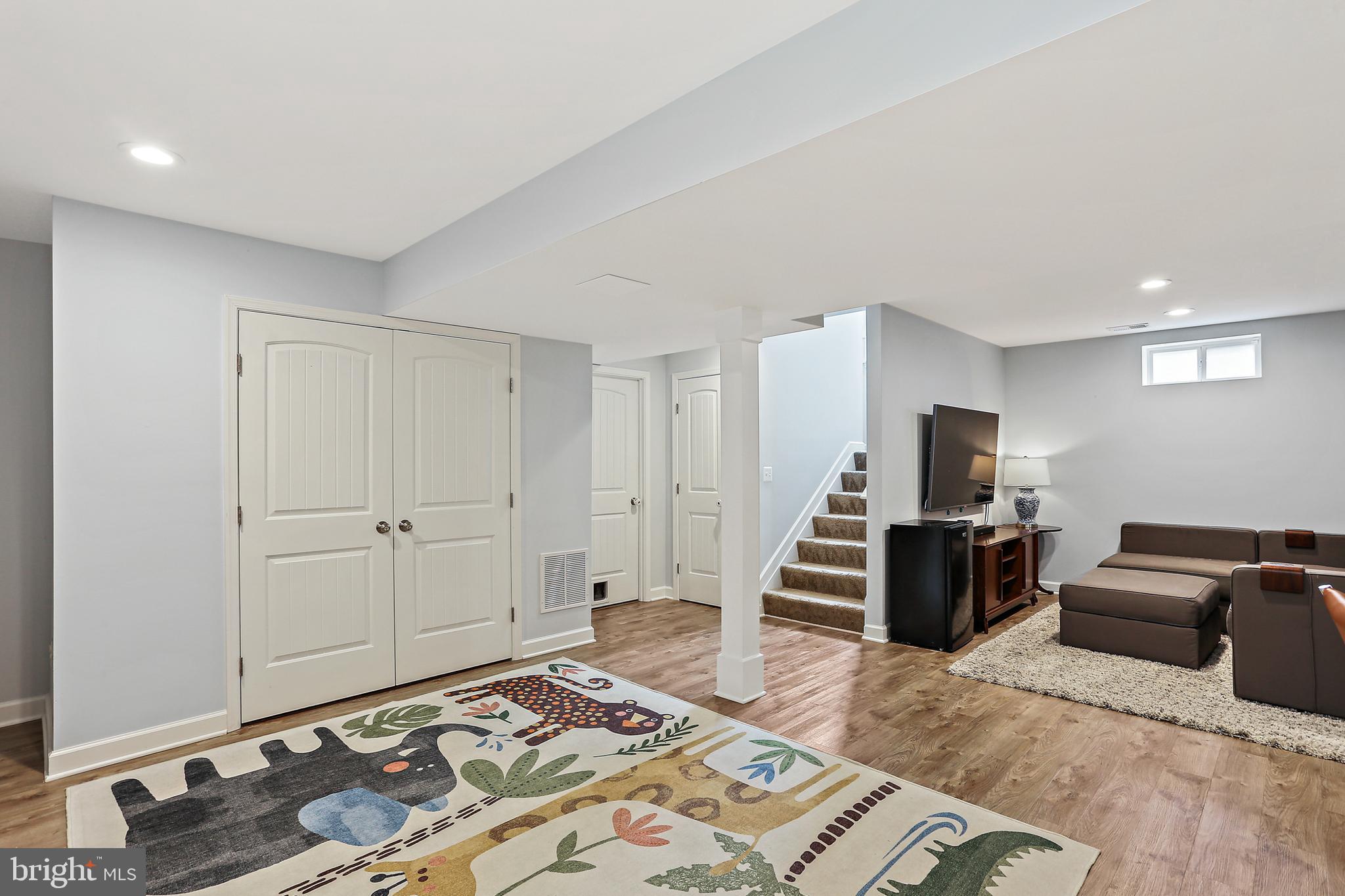 631 Severn Road Severna Park, MD 21146 - Photo 33 of 41 Lower Level Recreation Room w/Storage Room