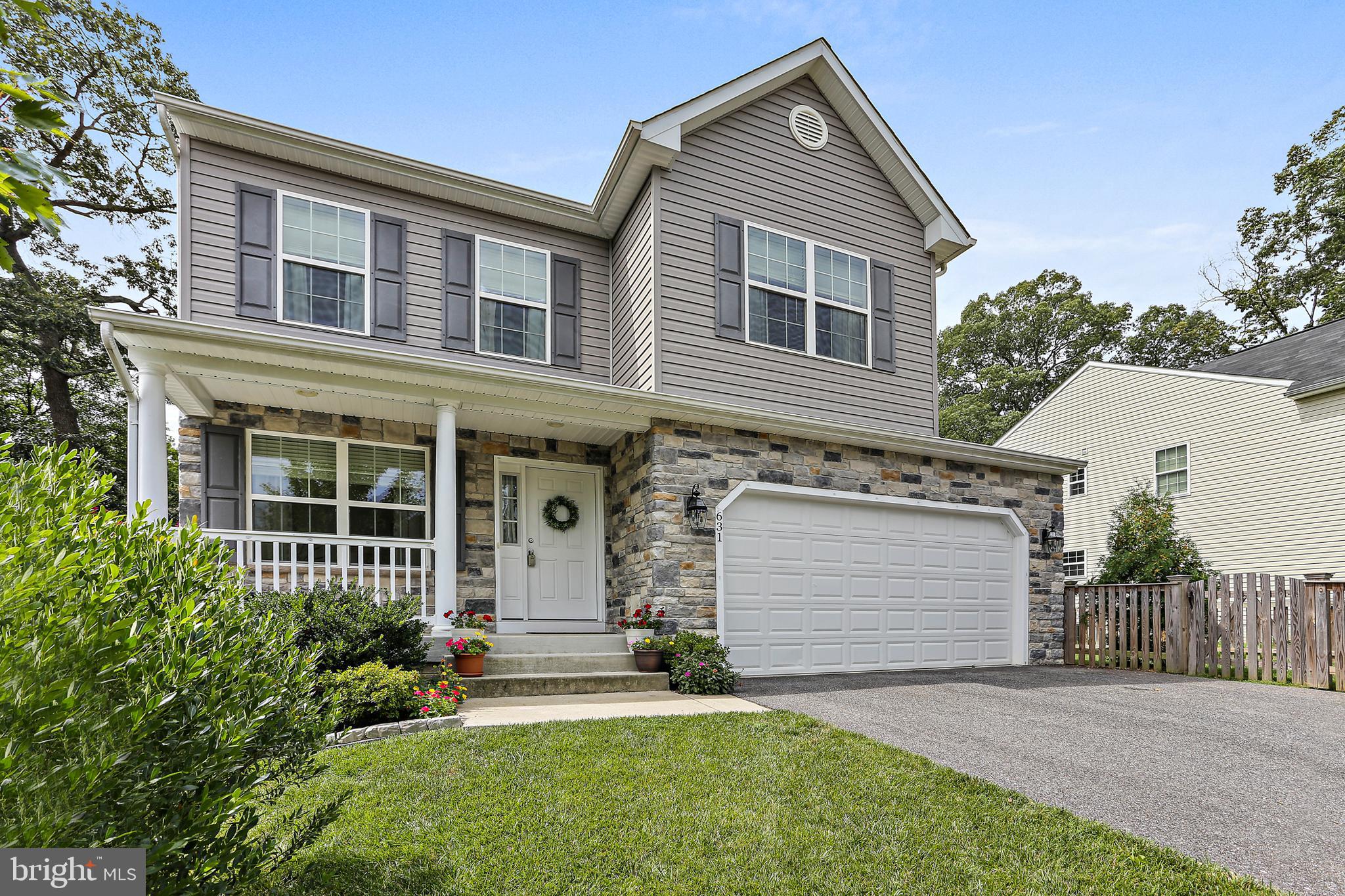 631 Severn Road Severna Park, MD 21146 - Photo 38 of 41 Front Exterior w/ Coverend Front Porch