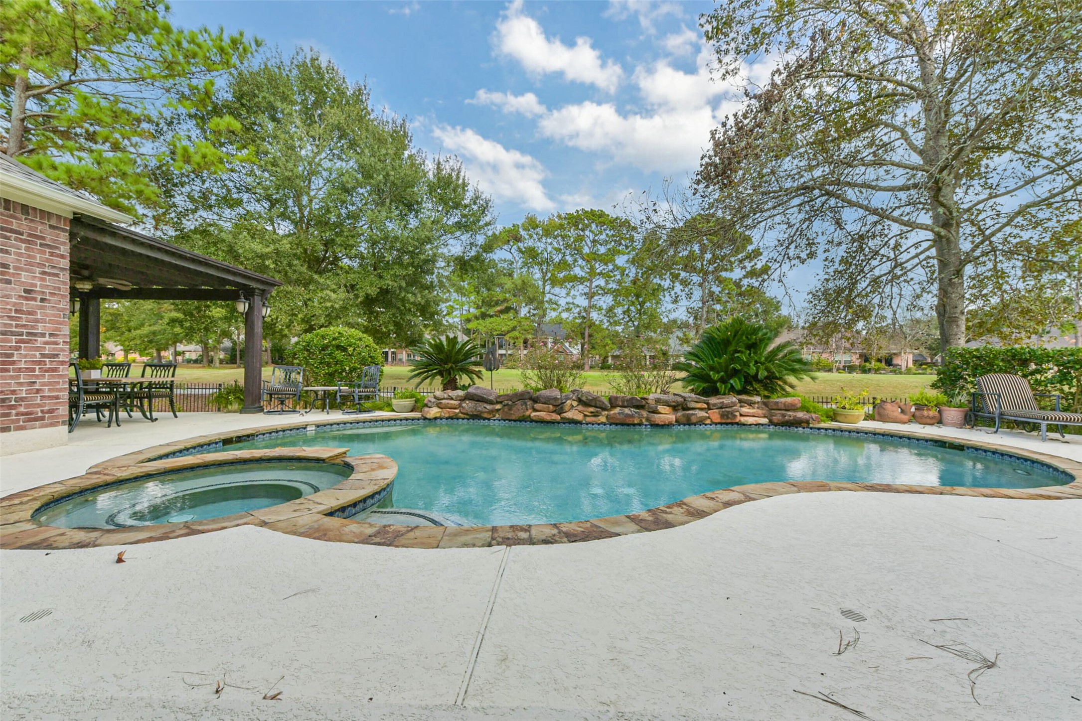 25295 Bull Ridge Drive Porter, TX 77365 - Photo 3 of 49 Pool and Patio - lots of room for entertaining