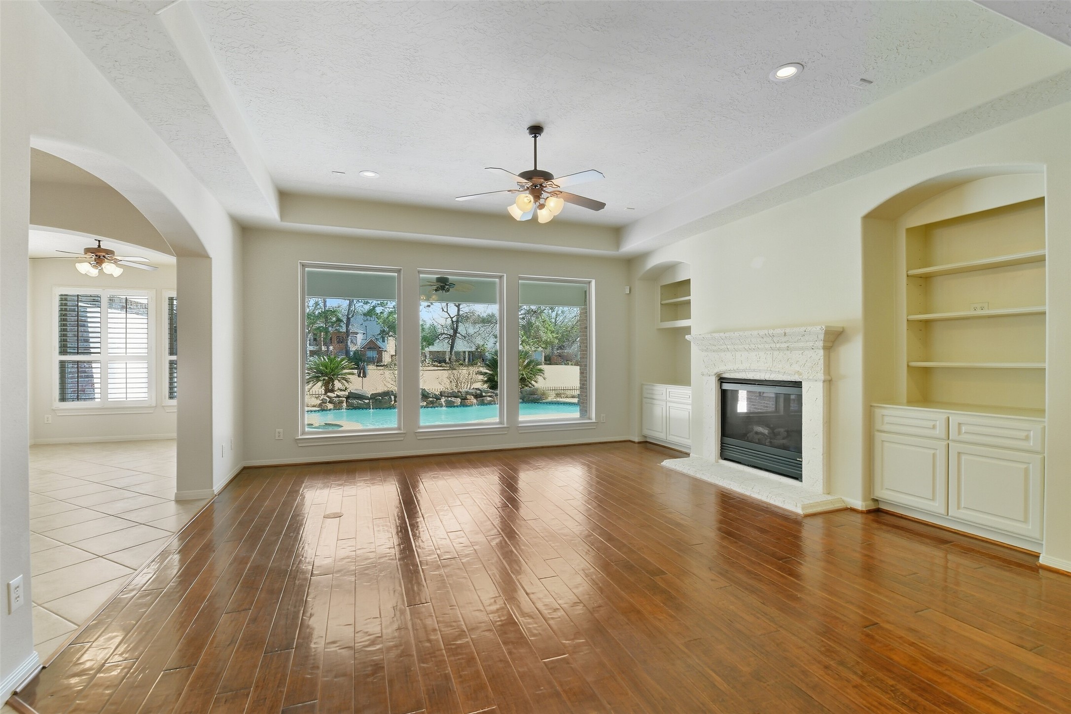25295 Bull Ridge Drive Porter, TX 77365 - Photo 9 of 49 hardwood flooring in living, study and dining