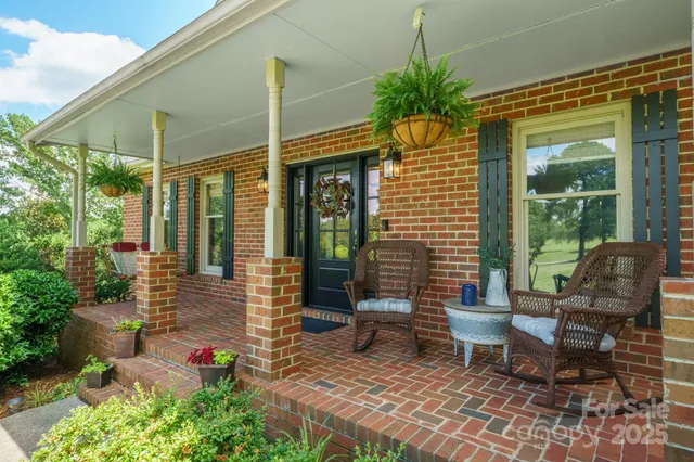 a house view with a sitting space