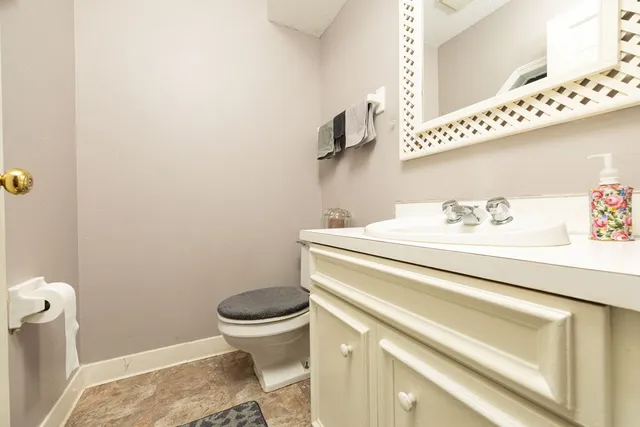 a bathroom with a sink and a toilet