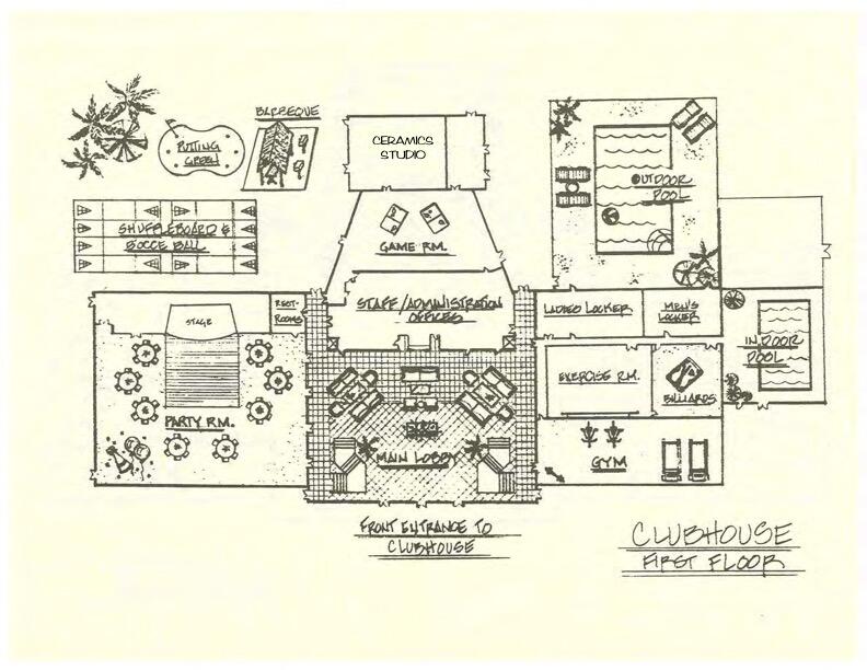 4039 Rexford A, Unit C Boca Raton, FL 33434 - Photo 51 of 87 Century Village Clubhouse Map