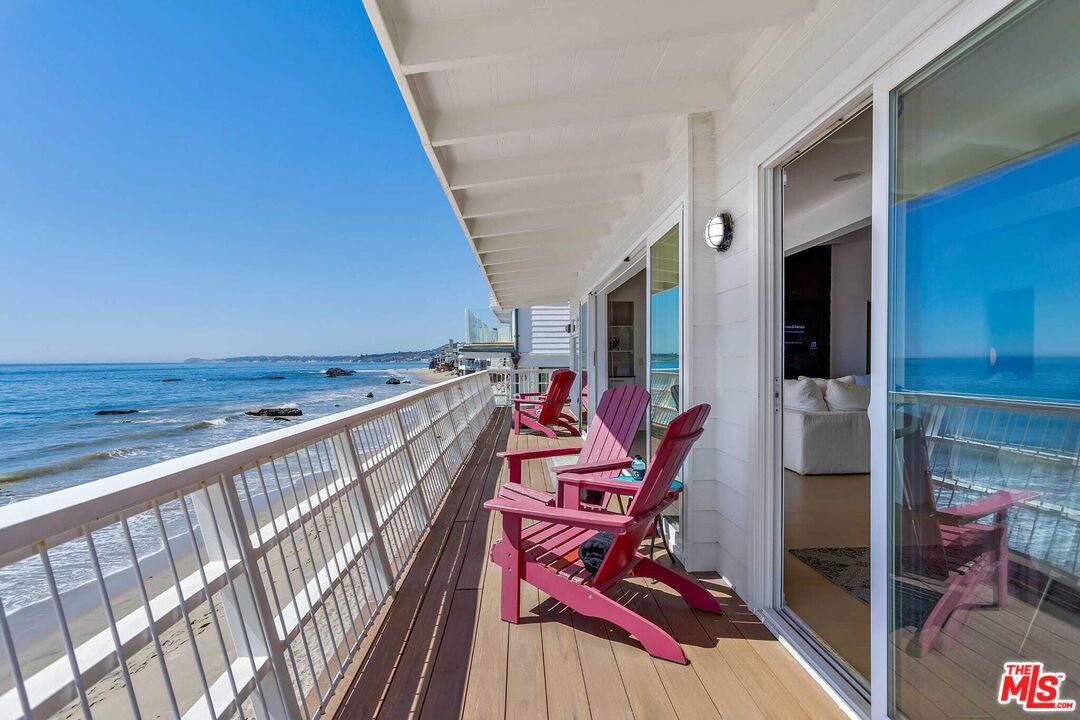 24742 Malibu Road Malibu, CA 90265 - Photo 9 of 18 a view of deck with furniture and garden