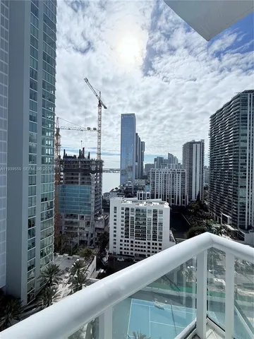 a view of balcony with couch