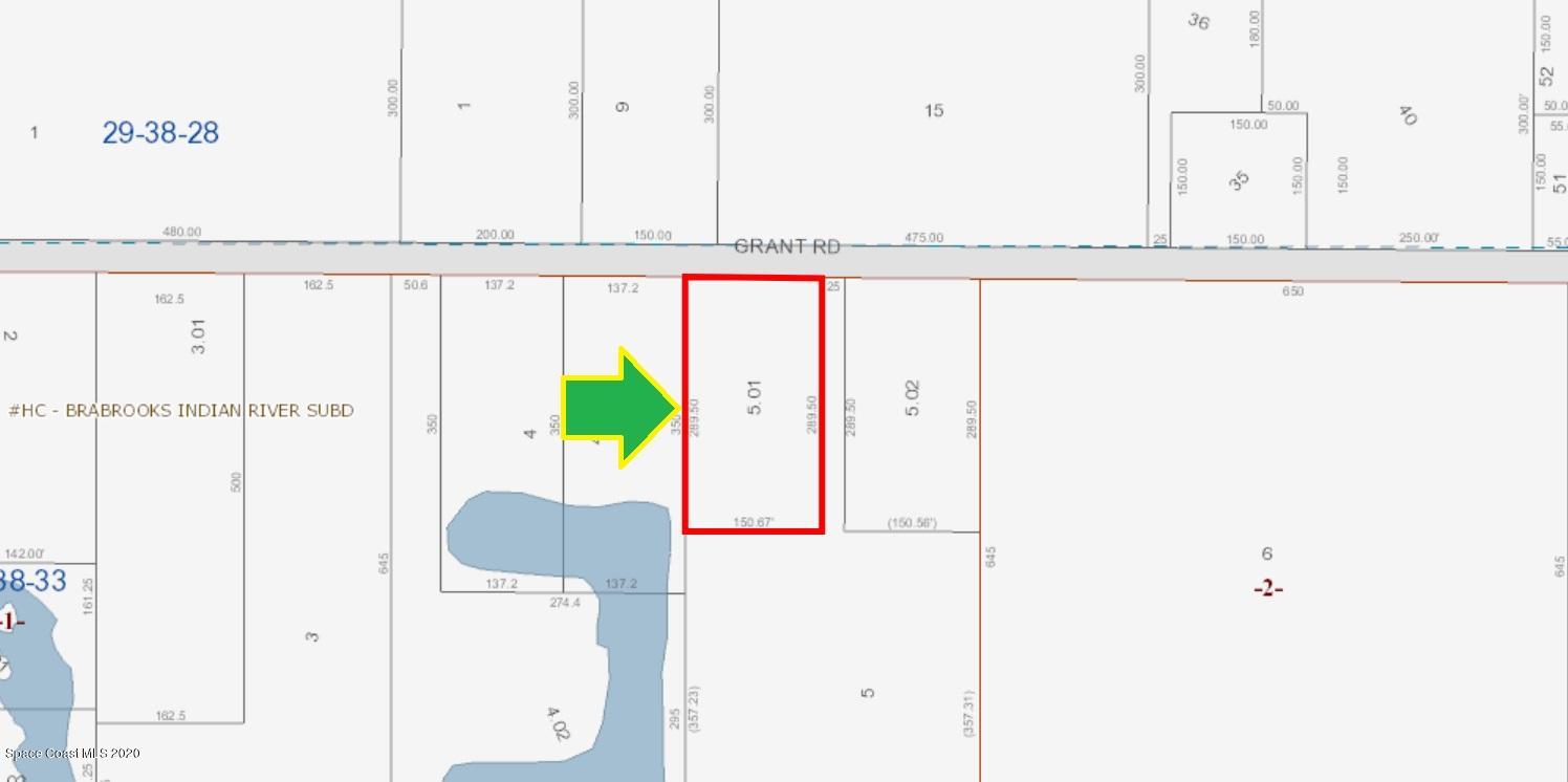 -lot5.01 Grant Road Grant, FL 32949 - Photo 5 of 8 Lot501GrantPlat