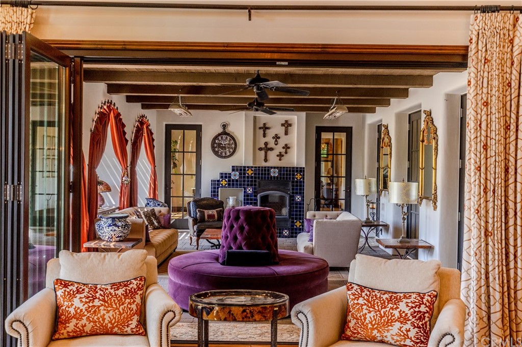 17 Cassis Circle Rancho Mirage, CA 92270 - Photo 58 of 75 a view of living room with furniture and a chandelier