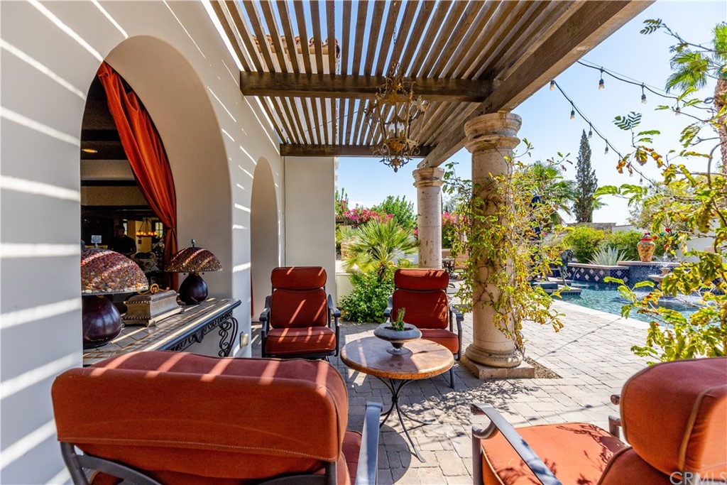 17 Cassis Circle Rancho Mirage, CA 92270 - Photo 59 of 75 a outdoor living space with furniture