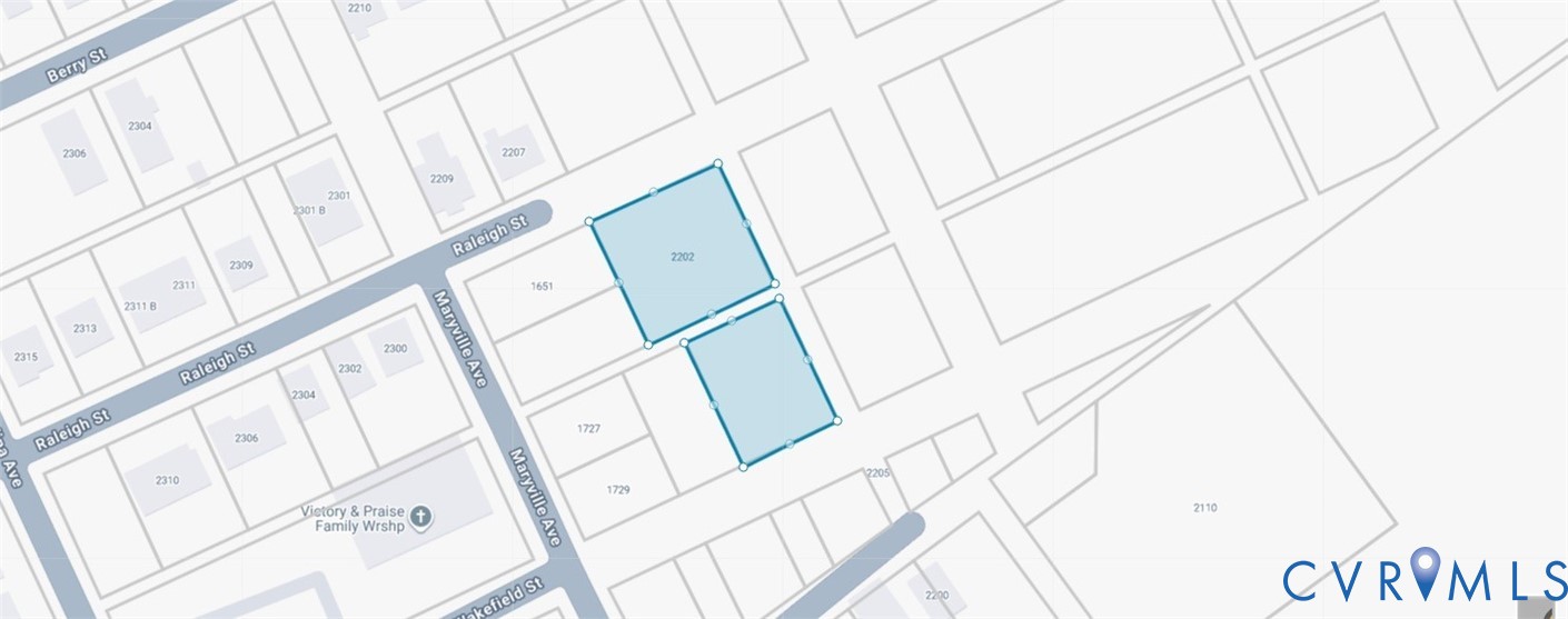 2202 Raleigh Street Hopewell, VA 23860 - Photo 3 of 4 Street view Wakefield St lot & Raleigh St. lot.