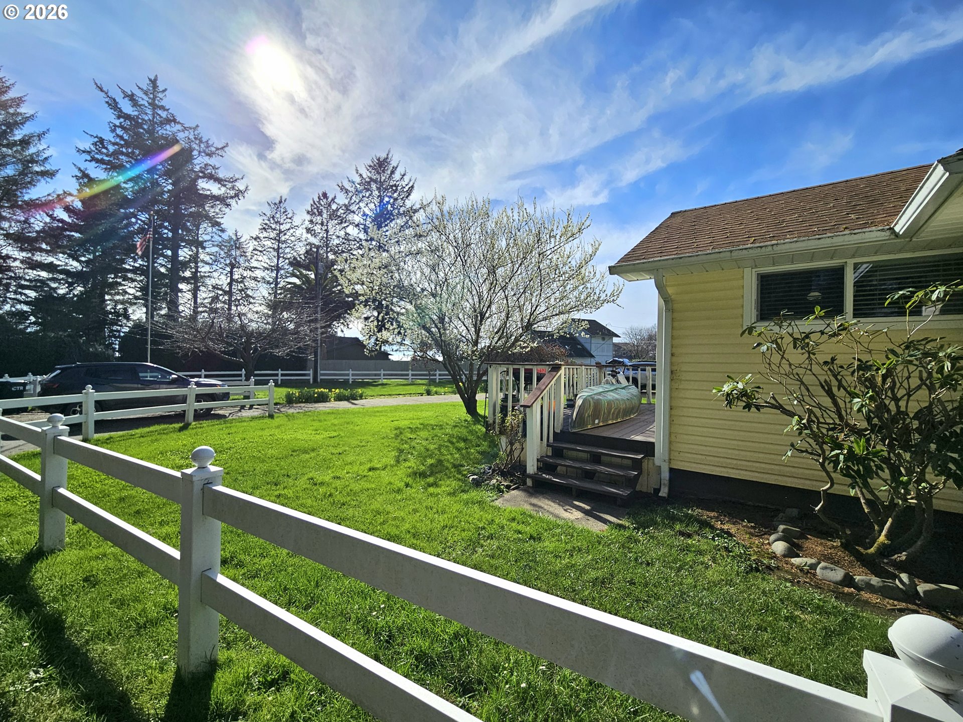 15482 Morrison Lane Brookings, OR 97415 - Photo 32 of 42 a view of a house with a backyard