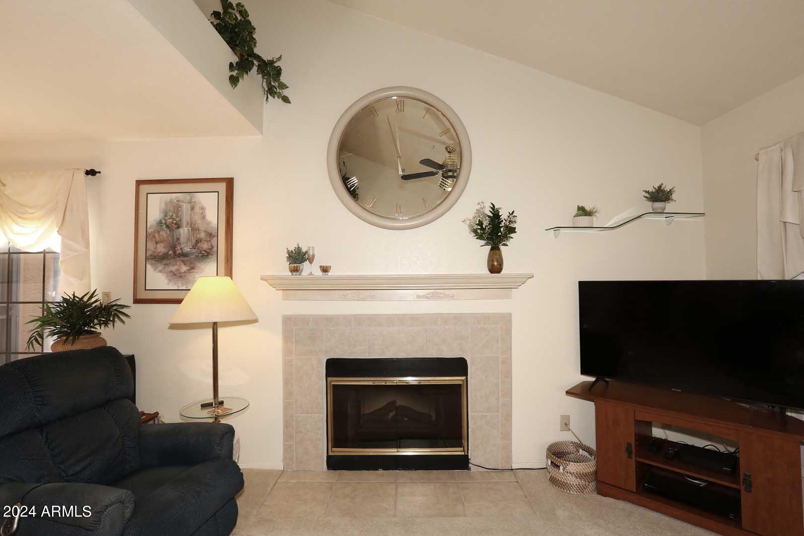 6945 East Cochise Road, Unit 122 Paradise Valley, AZ 85253 - Photo 24 of 35 Great Room-Fireplace