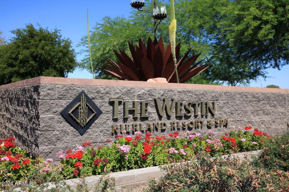 6945 East Cochise Road, Unit 122 Paradise Valley, AZ 85253 - Photo 35 of 35 The Westin Resort-Sign