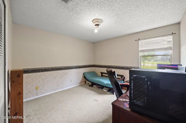 a outdoor living space with furniture