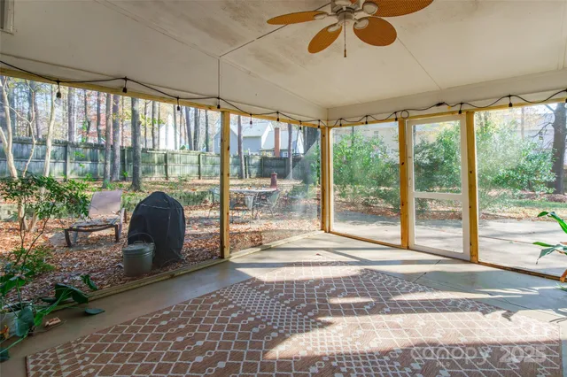 a living room filled with furniture