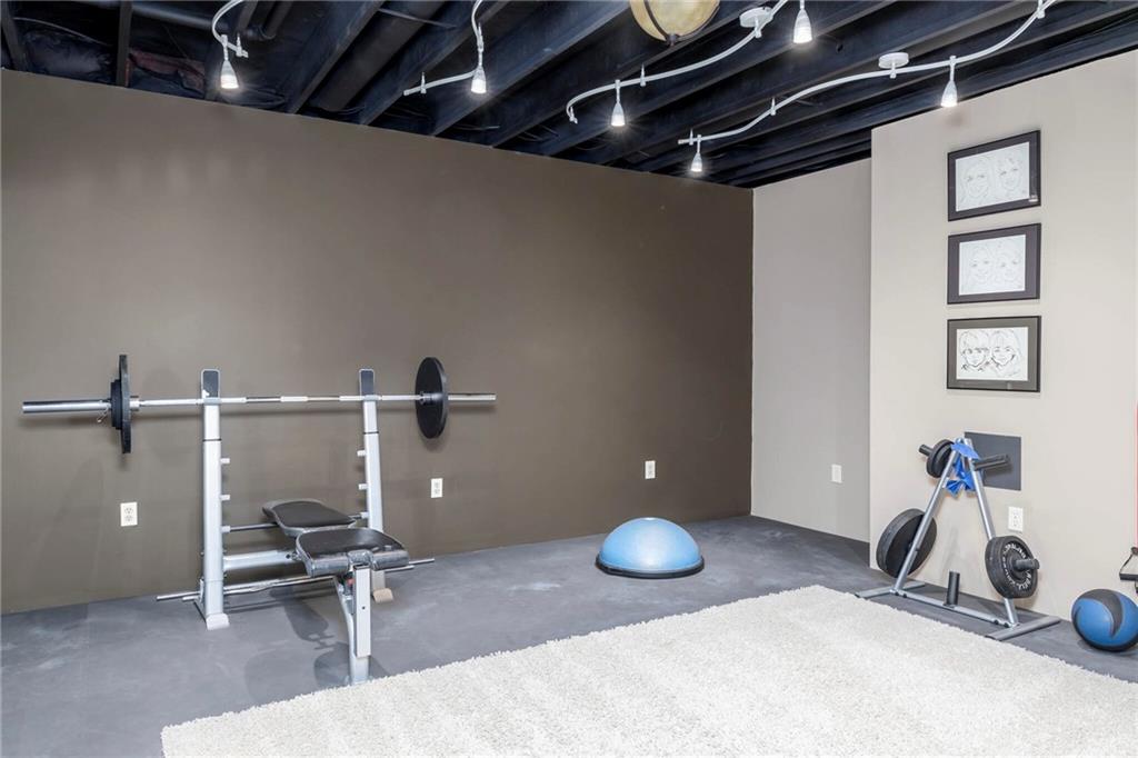 924 Old Washington Road Canonsburg, PA 15317 - Photo 32 of 46 a view of a room with gym equipment