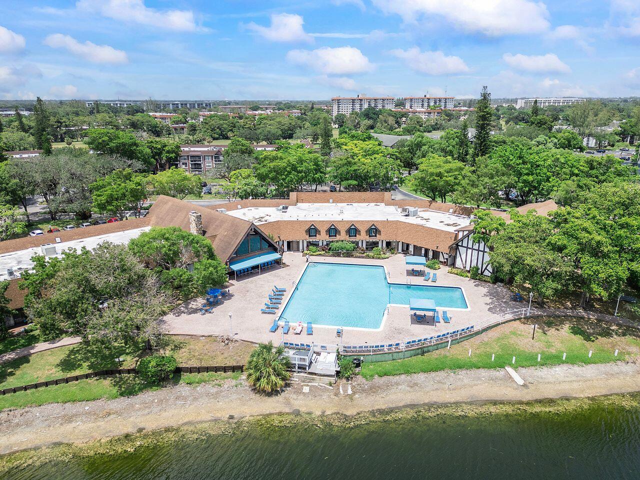 3720 Inverrary Drive, Unit 3D Lauderhill, FL 33319 - Photo 24 of 25 an aerial view of a house with a garden