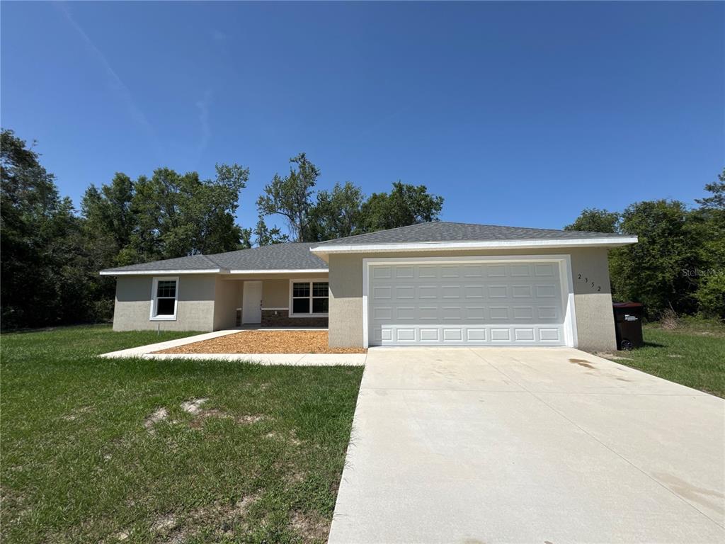front view of house with a yard