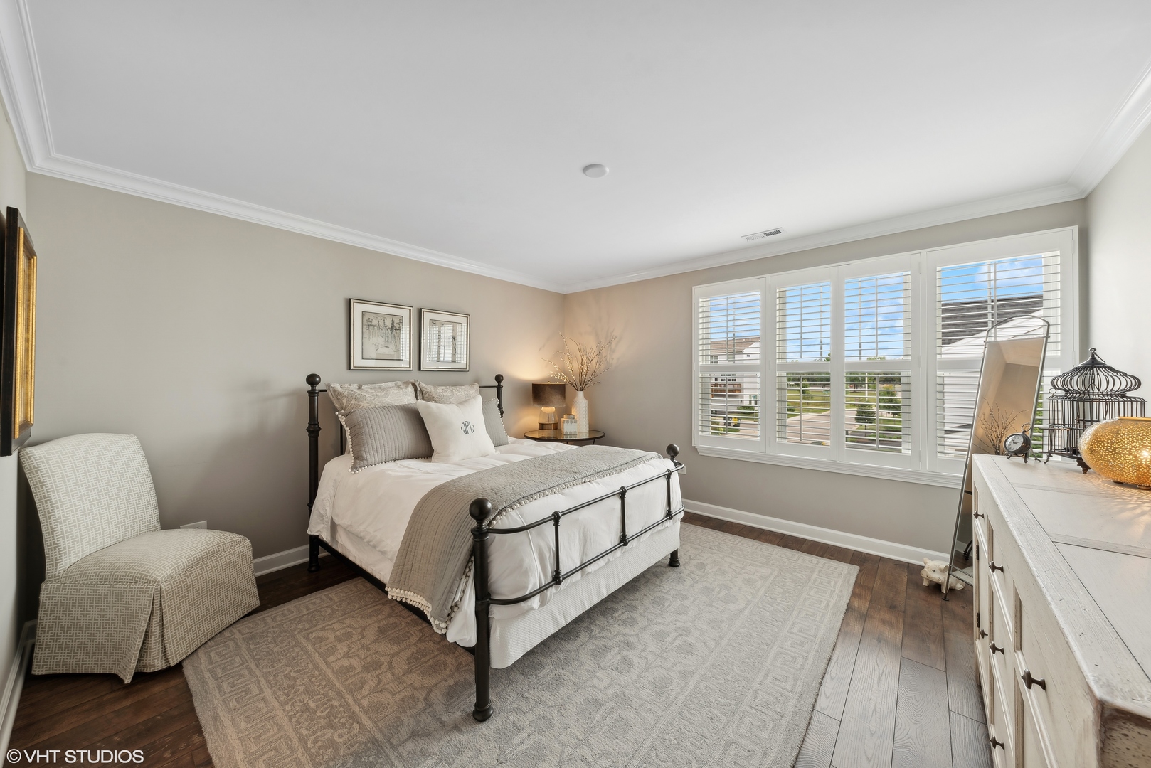 2513 Geranium Way Rolling Meadows, IL 60008 - Photo 14 of 19 a spacious bedroom with a bed couch and a window