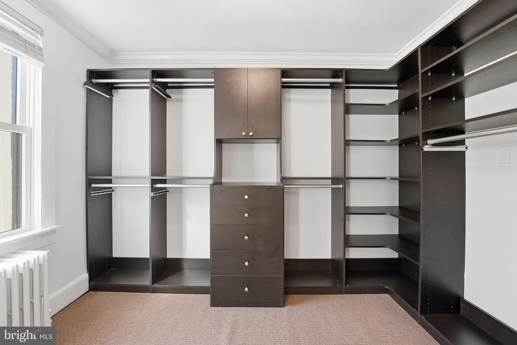 5149 MacArthur Boulevard Northwest Washington, DC 20016 - Photo 11 of 19 a view of walk in closet with empty racks