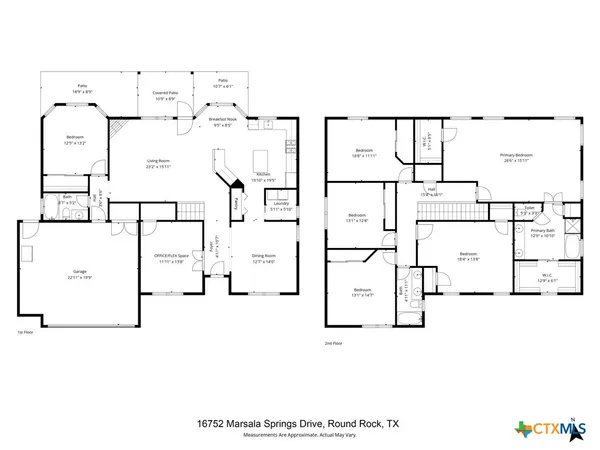 $599,000 | 16752 Marsala Springs Drive, Round Rock, TX 78681