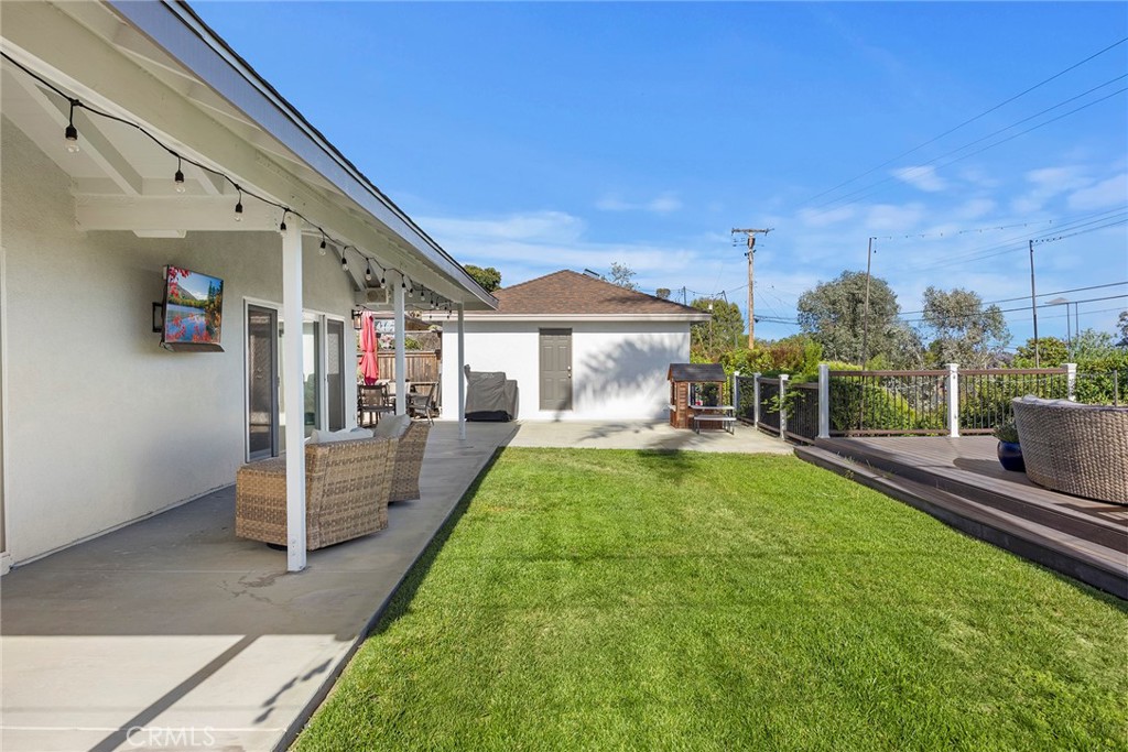 15914 West Road Whittier, CA 90603 - Photo 36 of 47 a view of a house with backyard porch and sitting area