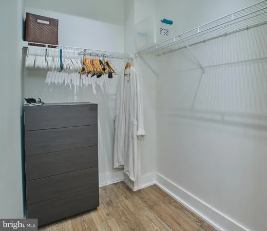 a view of walk in closet