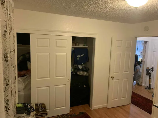 a view of closet area