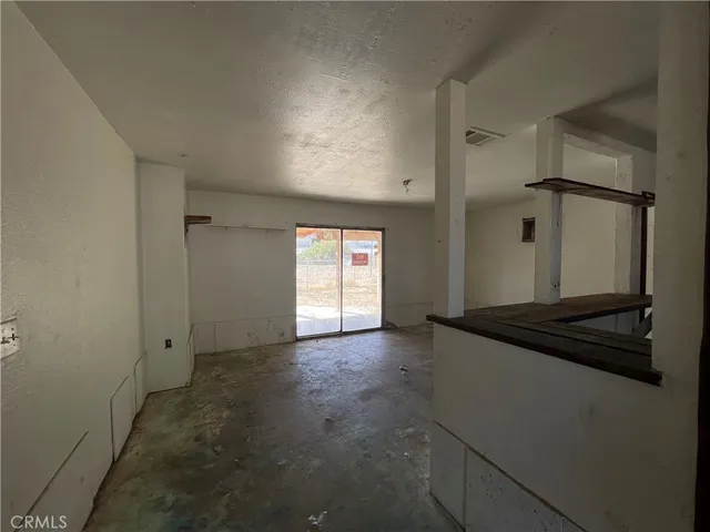 a view of empty room