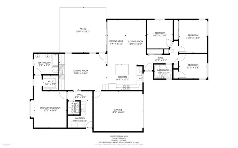 a picture of a floor plan