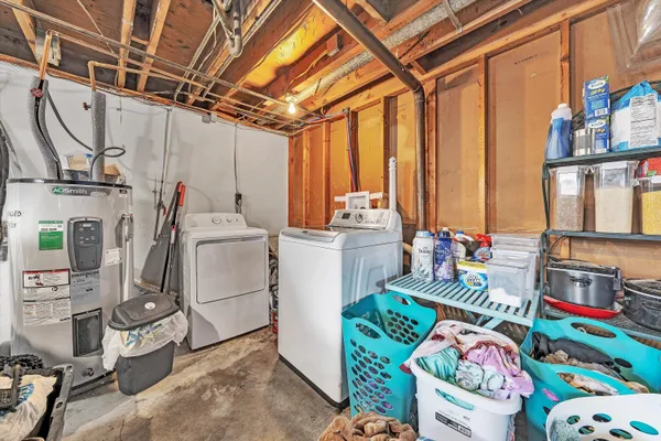 a utility room with lot of items