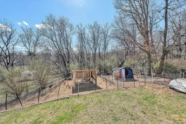 a view of a park with bench