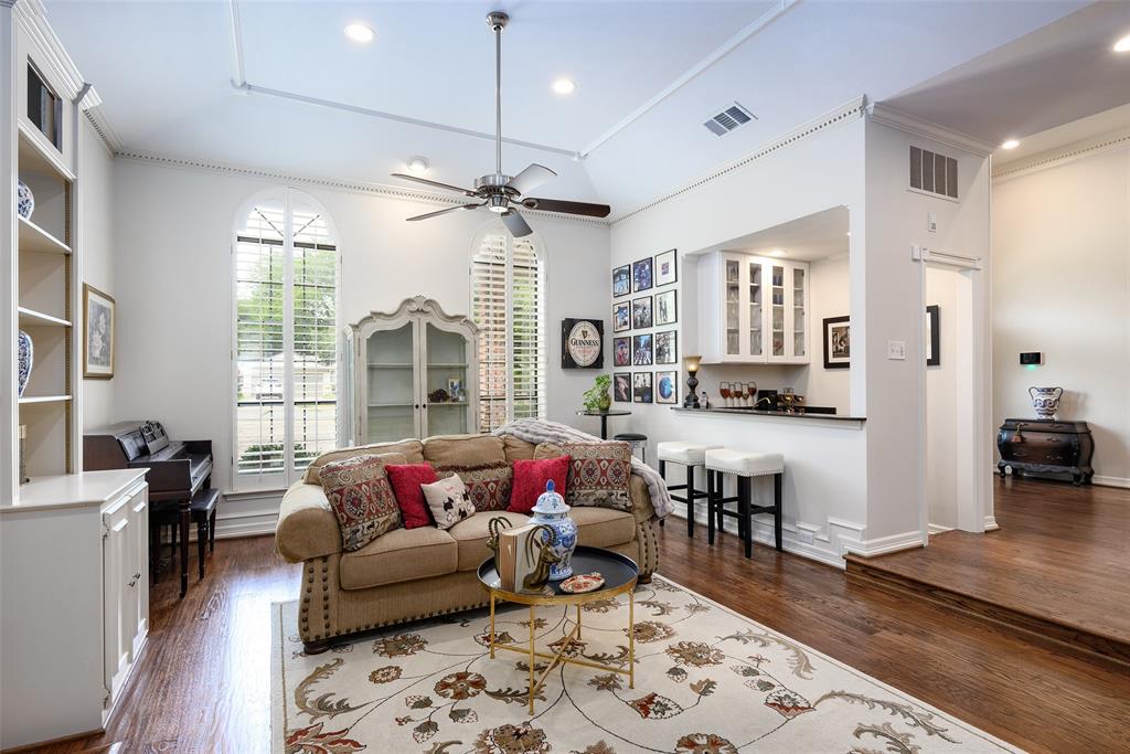 6822 Meadow Road Dallas, TX 75230 - Photo 18 of 35 Spacious with built in bookshelves. Flexible space.