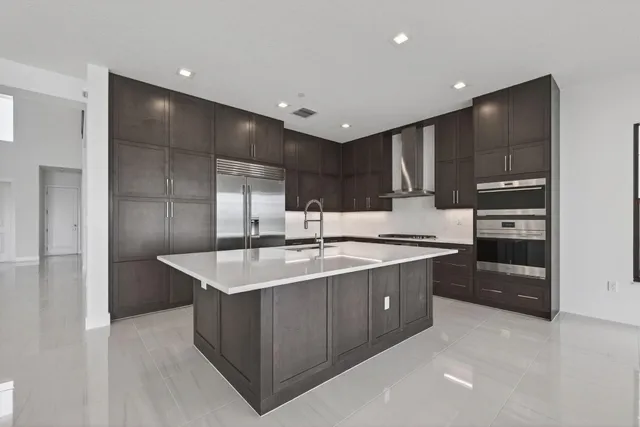 a view of an empty room