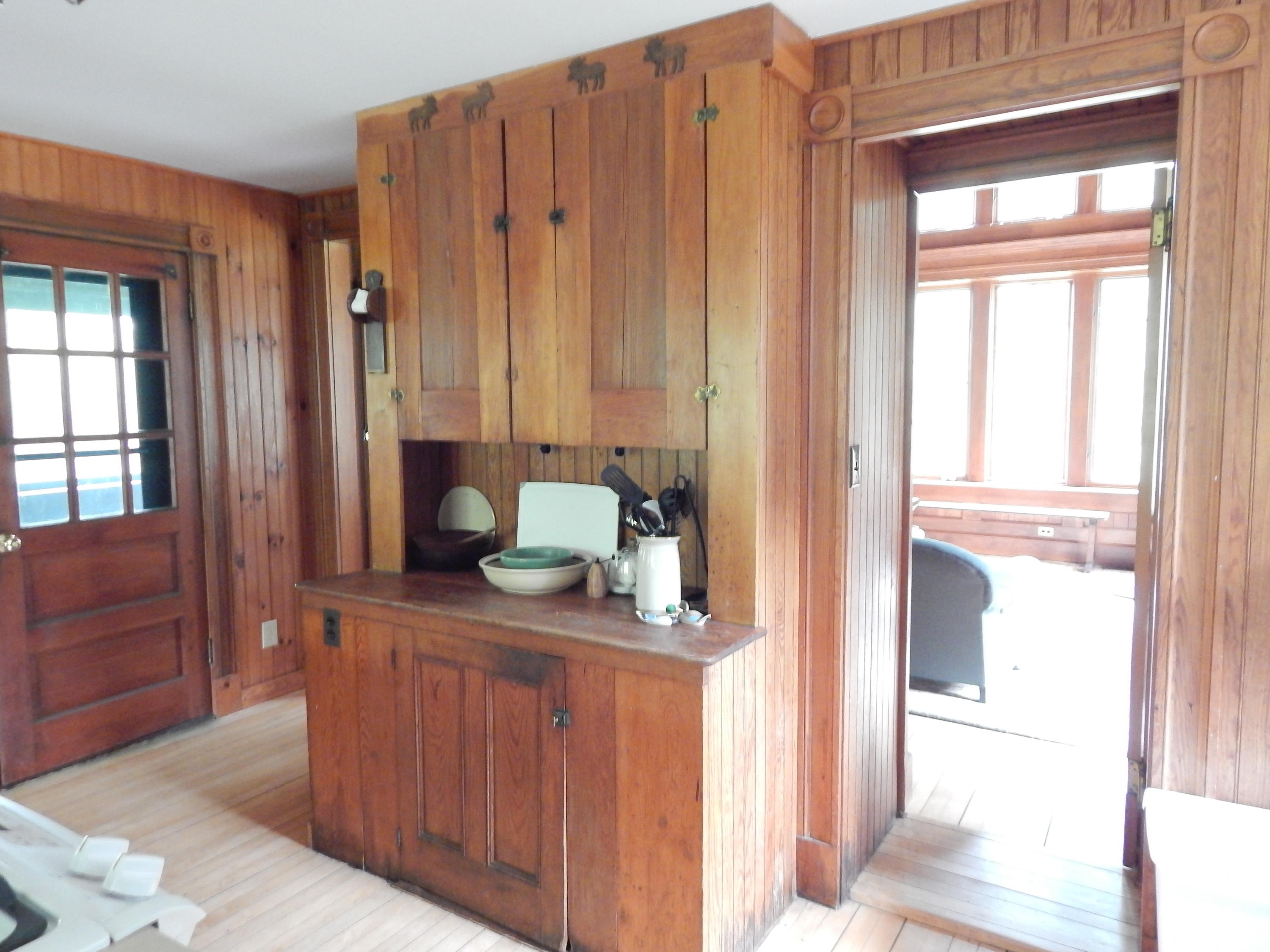 236 Mill Road Newry, ME 04261 - Photo 3 of 32 Original cabinets in the kitchen