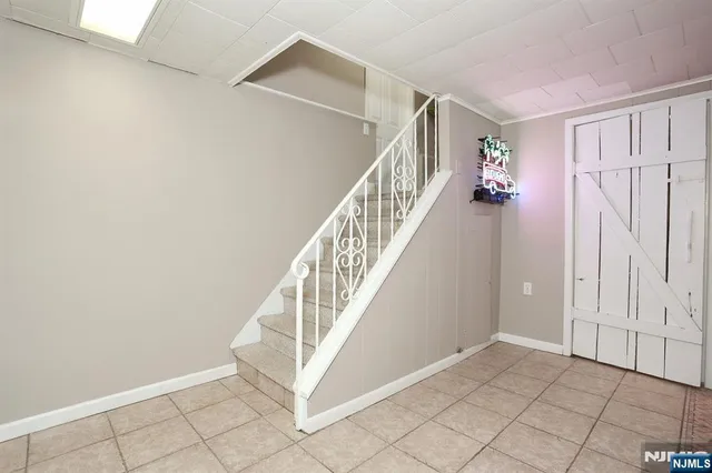 a view of an entryway with staircase