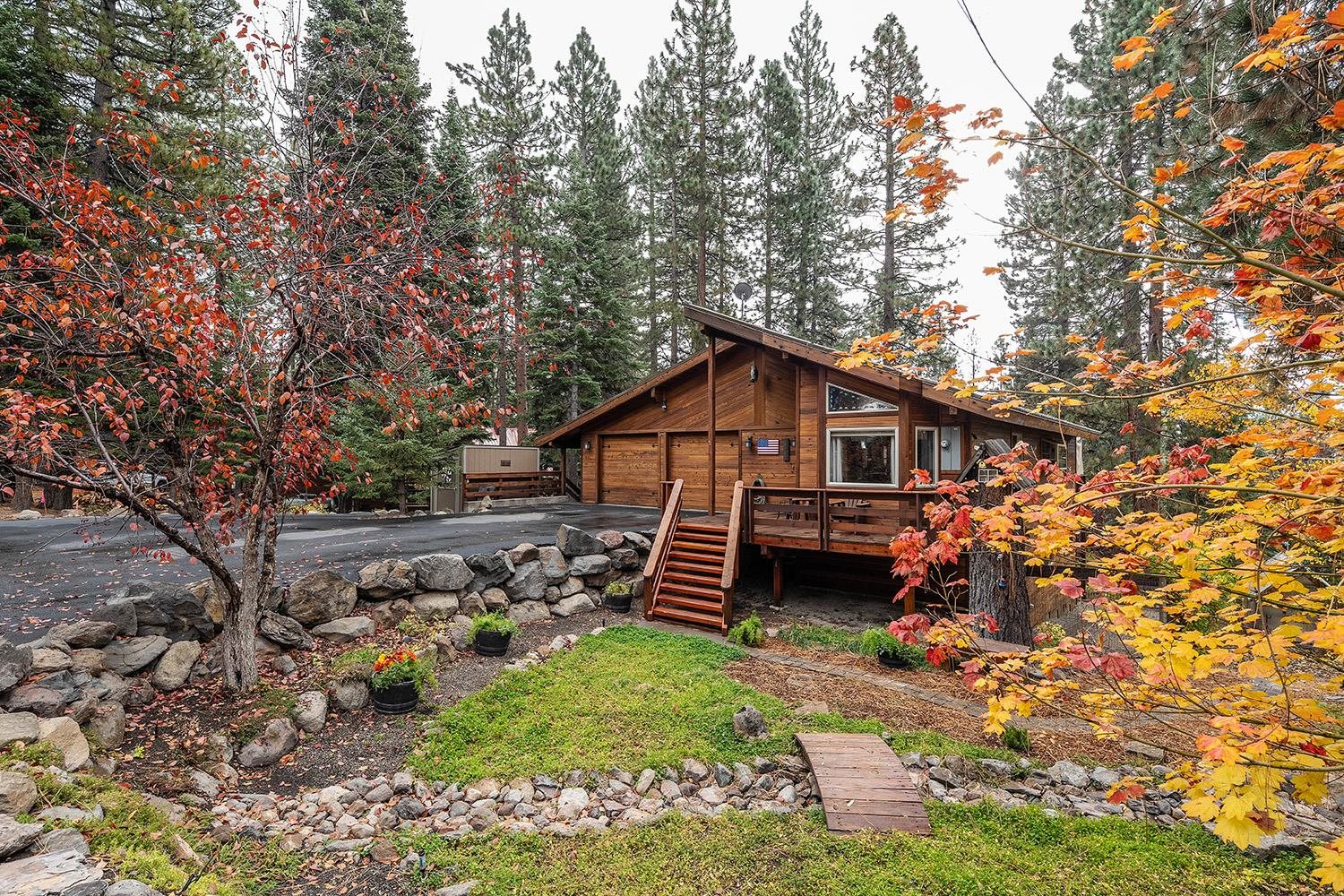 12095 Rainbow Drive Truckee, CA 96161 - Photo 1 of 21 a front view of house with garden