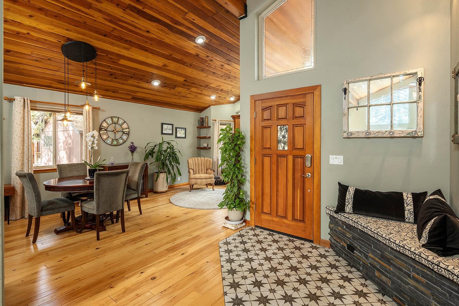 12095 Rainbow Drive Truckee, CA 96161 - Photo 3 of 21 a living room with furniture and wooden floor