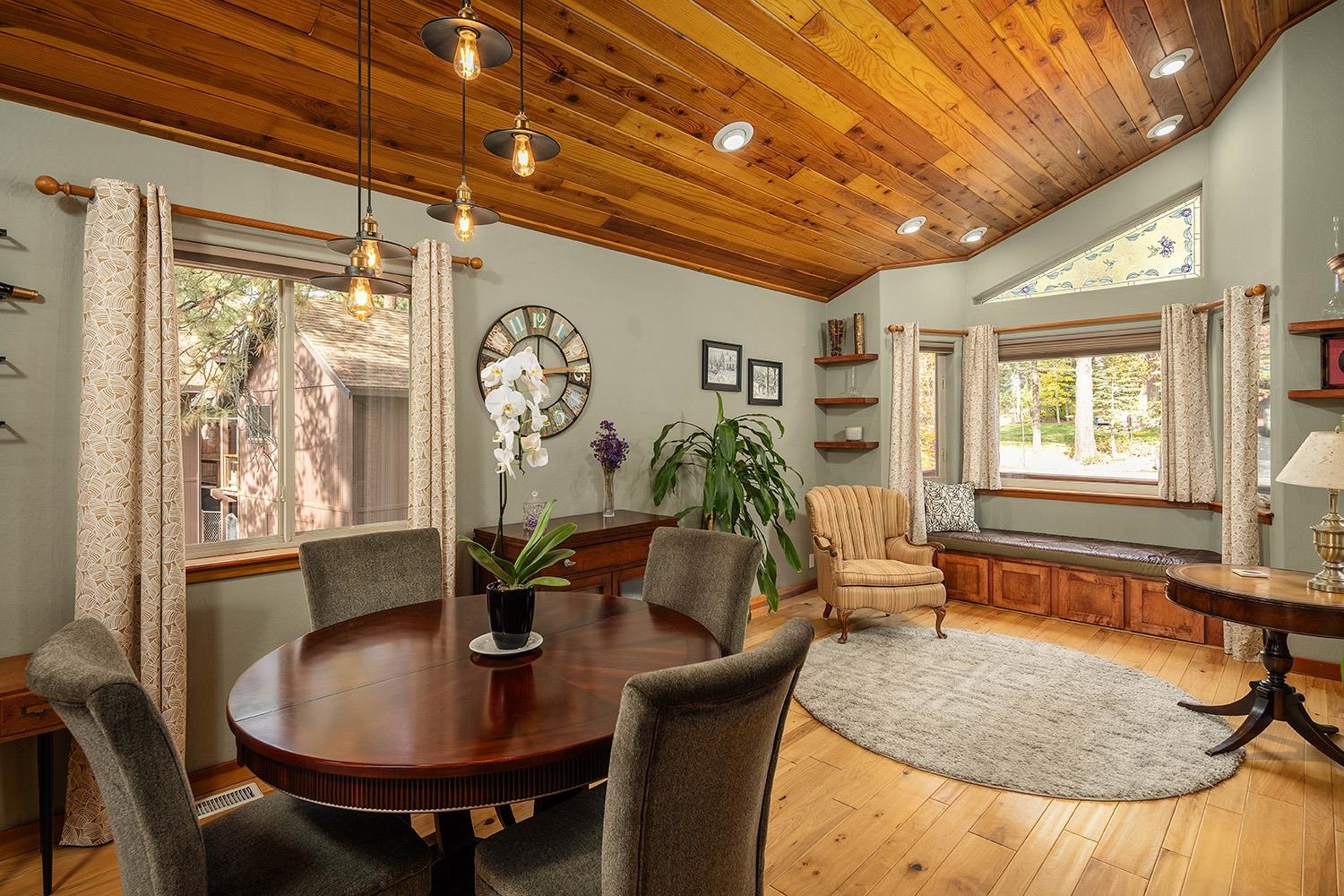 12095 Rainbow Drive Truckee, CA 96161 - Photo 9 of 21 a dining room with furniture and window