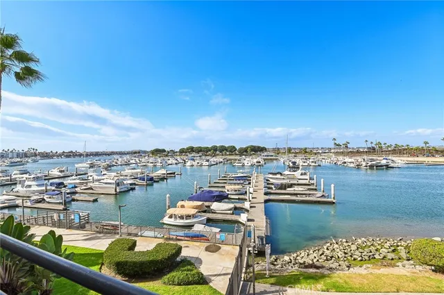 a view of a city with an ocean view