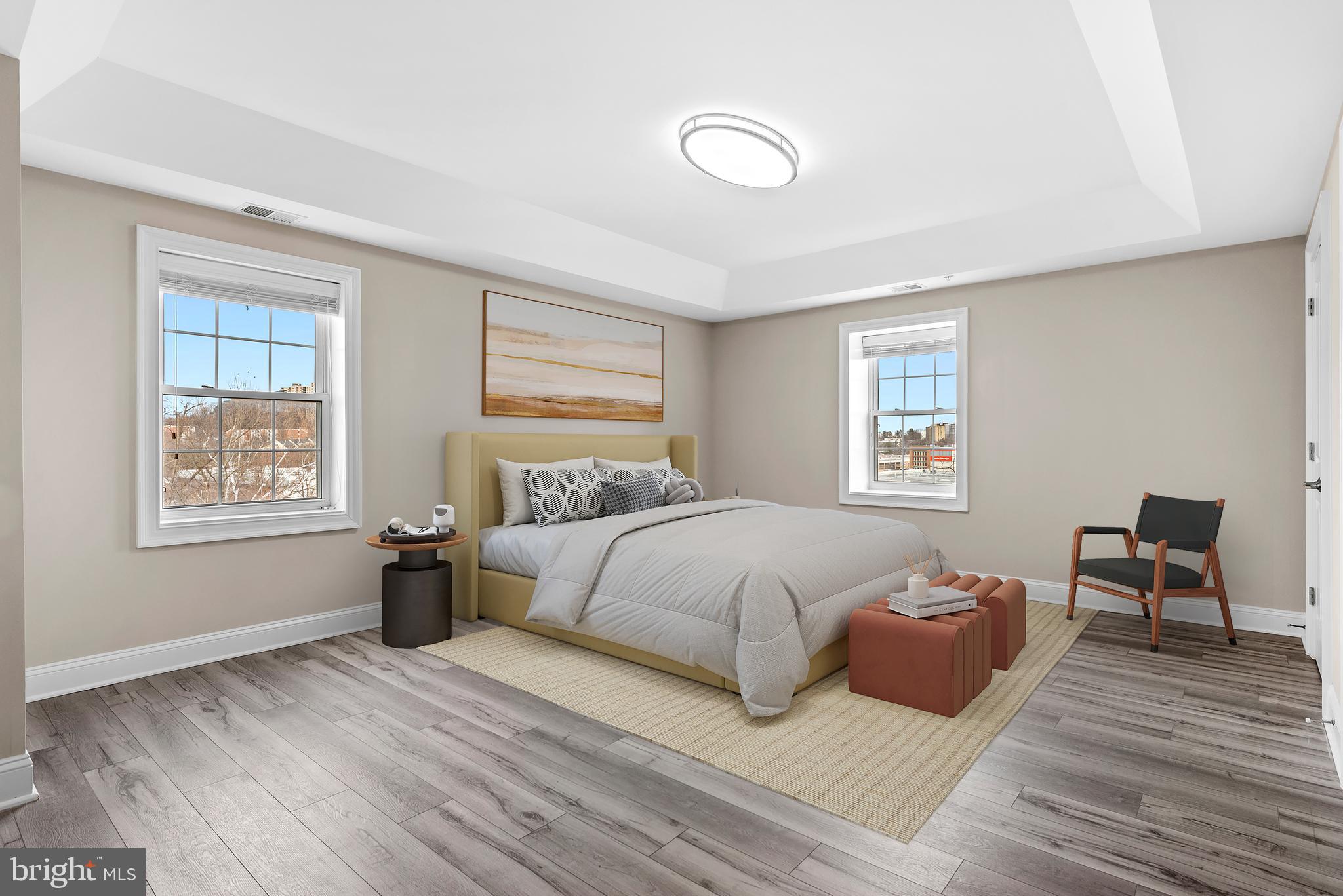 6301 Edsall Road, Unit 424 Alexandria, VA 22312 - Photo 17 of 30 a spacious bedroom with a bed and window