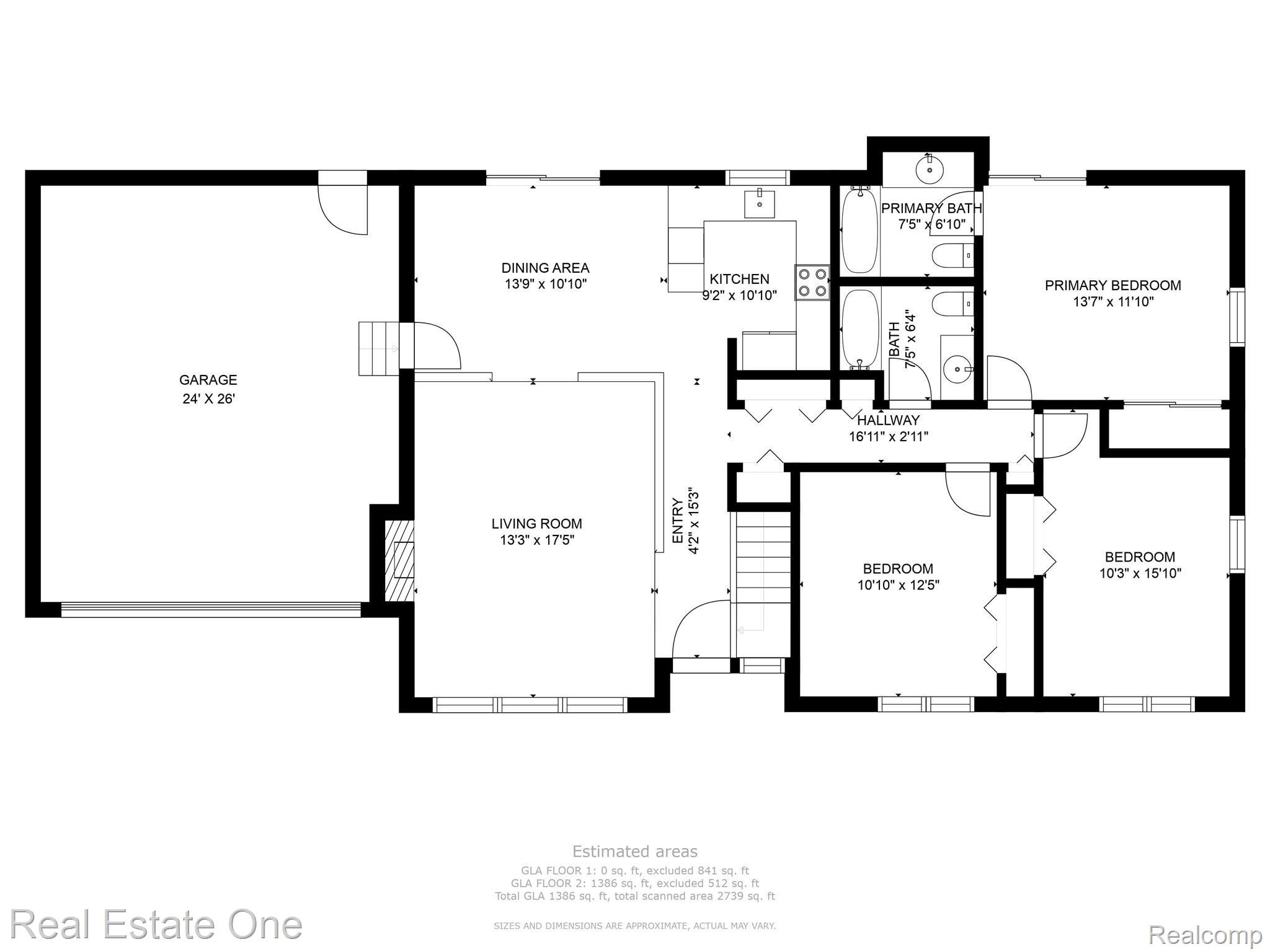 8816 Hilton Road Brighton, MI 48114 - Photo 44 of 45 Main Level Floor Plan