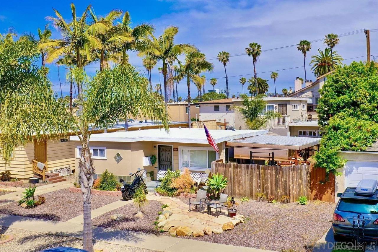 934 Reed Avenue San Diego, CA 92109 - Photo 8 of 39 a front view of a house with garden