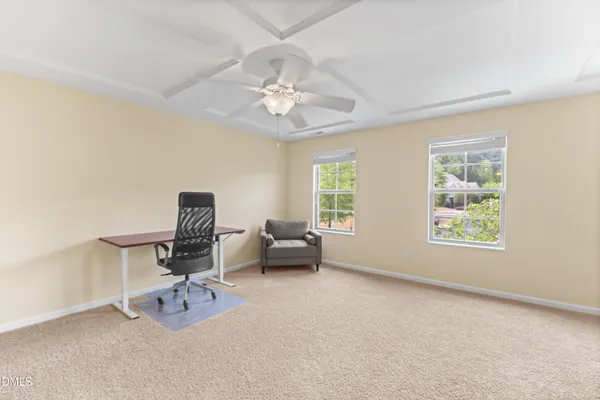 a view of workspace with a window