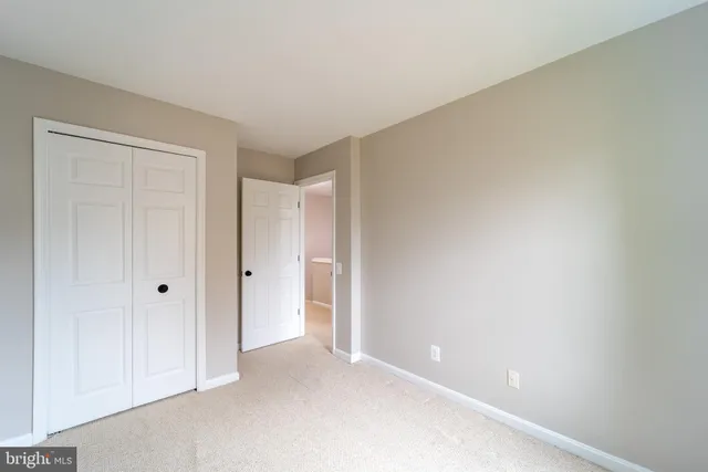 a view of an empty room