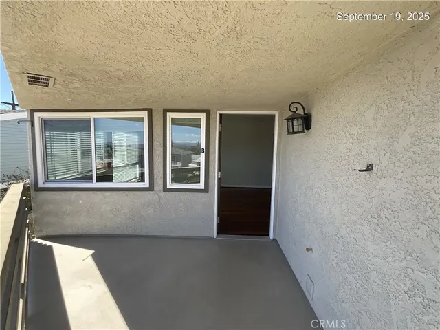 front view of a house with a window