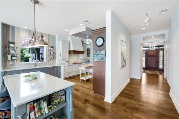 a view of a living room