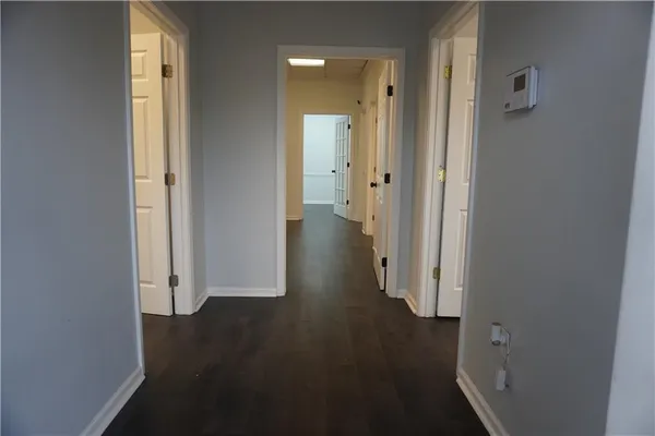 wooden floor in a gallery